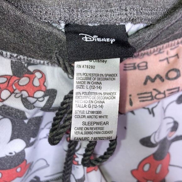 Disney PJ Shorts Woman’s Size L - Picture 3 of 7